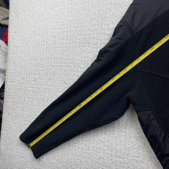 Spyder Full Zip Jacket Mens Polar Fleece Black Pockets Outdoors Utilitywear Read - Picture 8 of 13